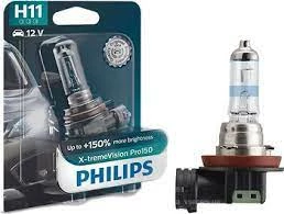 Лампа галогенная Philips X-treme Vision Pro H11 12V 55W, 12362XVPB1, 1 шт