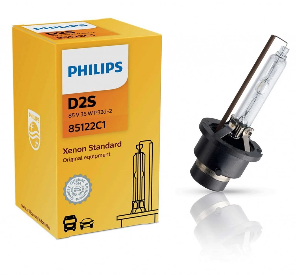 Лампа ксеноновая Philips Xenon Vision D2S (P32d-2) 85V 35W, 85122VIC1, 1 шт