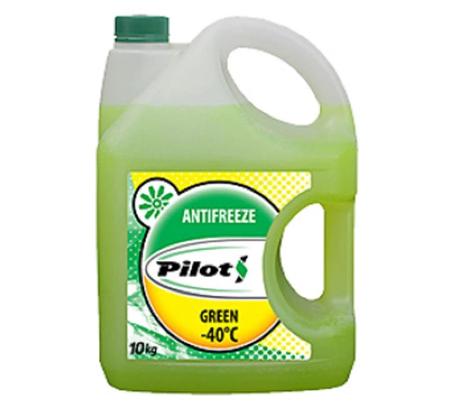 Антифриз Pilots G11 -40°С зеленый 10 кг