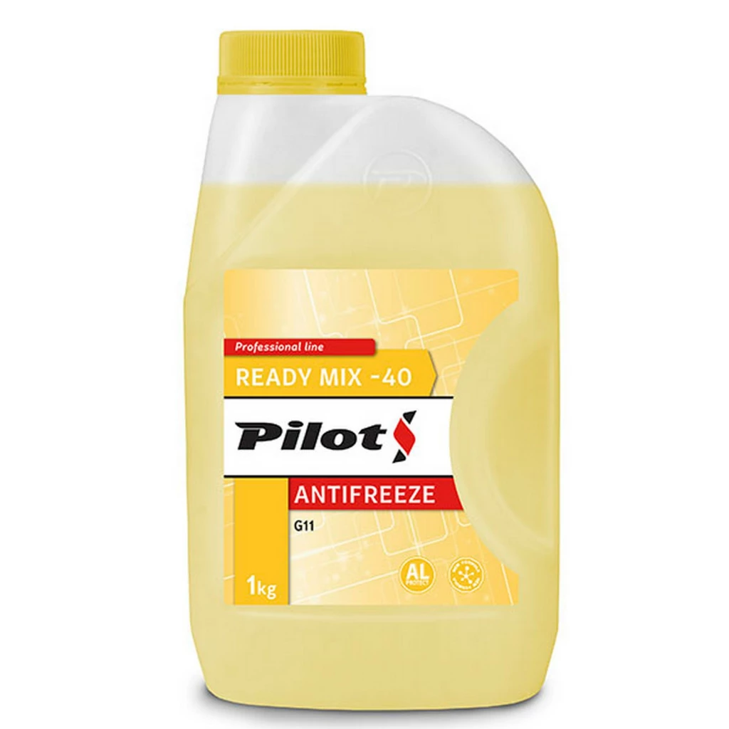 Антифриз PILOTS G11 -40 С желтый 1 кг