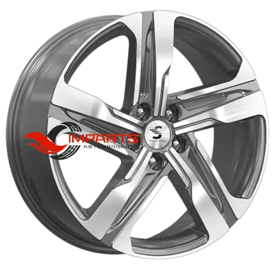 Колесный диск Premium Series 7,5x19/5x114,3 ET53 D67,1 КР004 (Tucson) Diamond Gloss Graphite (77570)