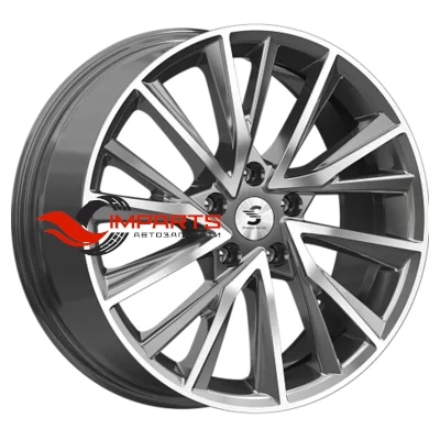 Колесный диск Premium Series 7,5x18/5x108 ET47 D60,1 КР010 (Tiggo 8 Pro) Diamond Gloss Graphite