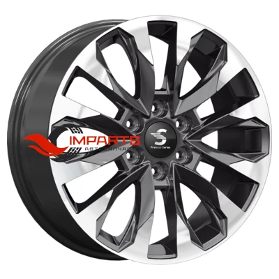 Колесный диск Premium Series 8x20/6x139,7 ET38 D67,1 КР007 (Pajero Sport) Diamond Black Gris