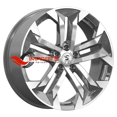 Колесный диск Premium Series 7,5x19/5x108 ET47 D60,1 КР015 (Jaecoo J7) Diamond Gloss Graphite