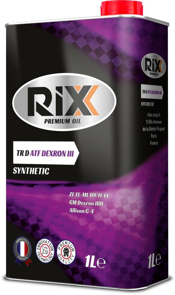 Масло трансмиссионное RIXX TR D ATF DEXRON-III 1 л