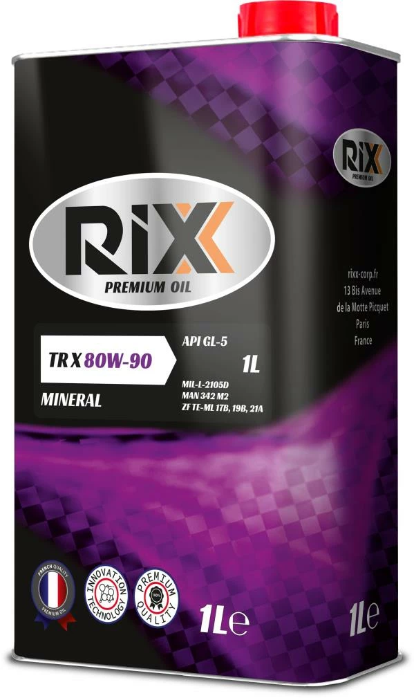 Масло трансмиссионное RIXX TR X 80W-90 1 л (арт. RX0006TRX)
