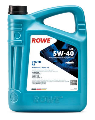 Моторное масло ROWE Hightec Synt RS SAE 5W-40 4л