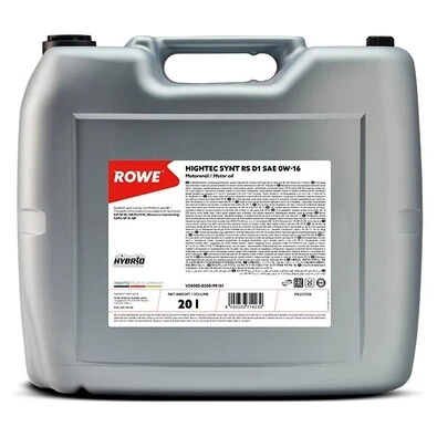 Моторное масло ROWE Hightec Synt RS D1 SAE 0W-16 20л