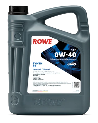 Моторное масло ROWE Hightec Synt RS SAE 0W-40 4л