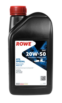 Моторное масло ROWE Hightec GTS Spezial SAE 20W-50 1л