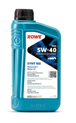 Моторное масло ROWE Hightec Synt RSI SAE 5W-40 1л