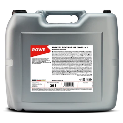 Моторное масло ROWE Hightec Synt RS LV II SAE 0W-30 20л