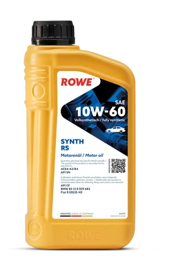Моторное масло ROWE Hightec Synt RS SAE 10W-60 1л