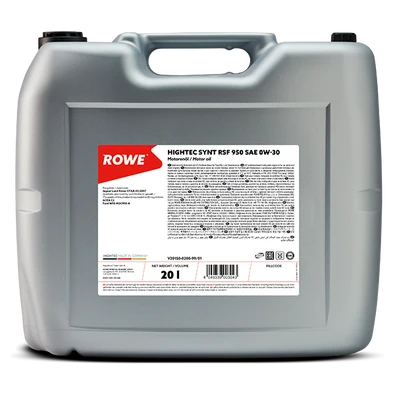 Моторное масло ROWE Hightec Synt RSF 950 SAE 0W-30 20л