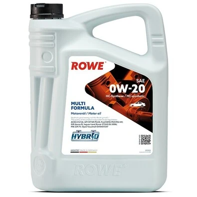 Моторное масло ROWE Hightec Multi Formula SAE 0W-20 5л