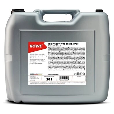 Моторное масло ROWE Hightec Synt RS D1 SAE 5W-20 20л