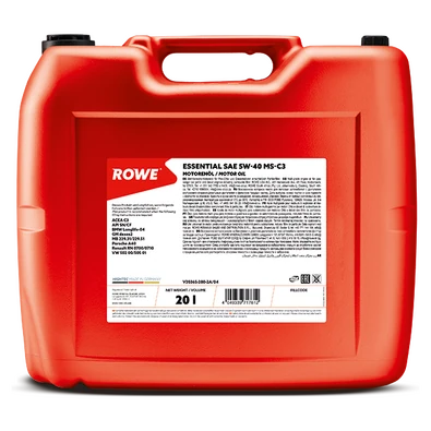 Моторное масло ROWE Essential MS-C3 SAE 5W-40 20л