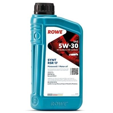 Моторное масло ROWE Hightec Synt RSR 17 SAE 5W-30 1л