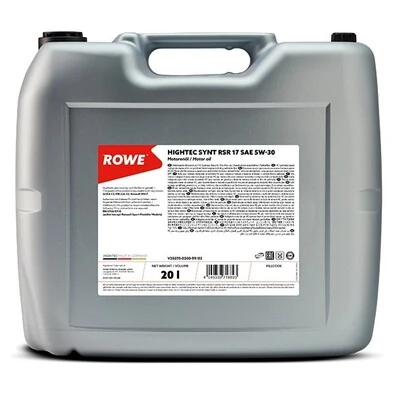 Моторное масло ROWE Hightec Synt RSR 17 SAE 5W-30 20л