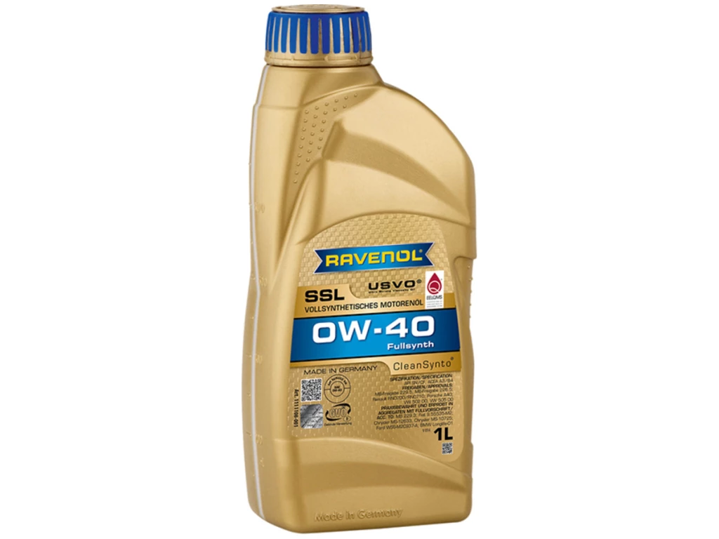 Моторное масло Ravenol Super Synthetik Oel SSL 0W-40 синтетическое 1 л