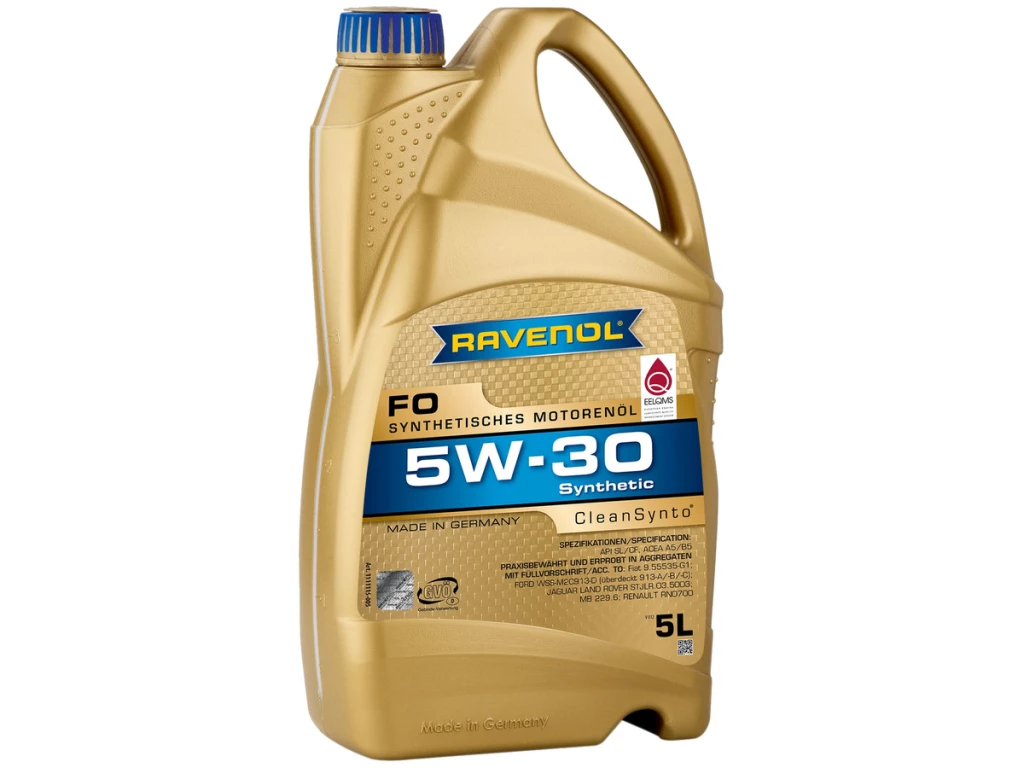 Моторное масло Ravenol FO 5W-30 синтетическое 5 л
