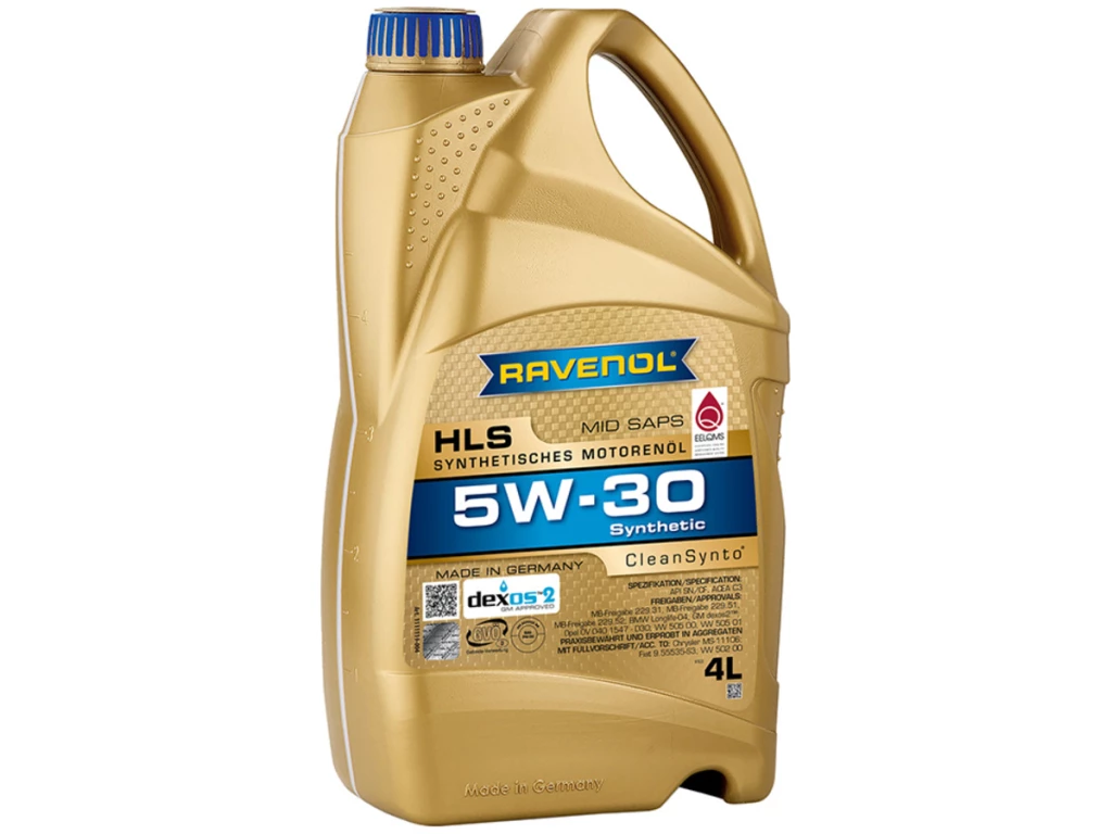 Моторное масло Ravenol HLS 5W-30 синтетическое 4 л