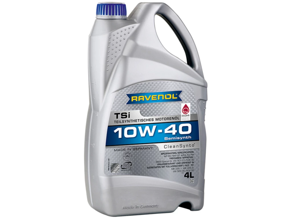 Моторное масло Ravenol TSI 10W-40 полусинтетическое 4 л