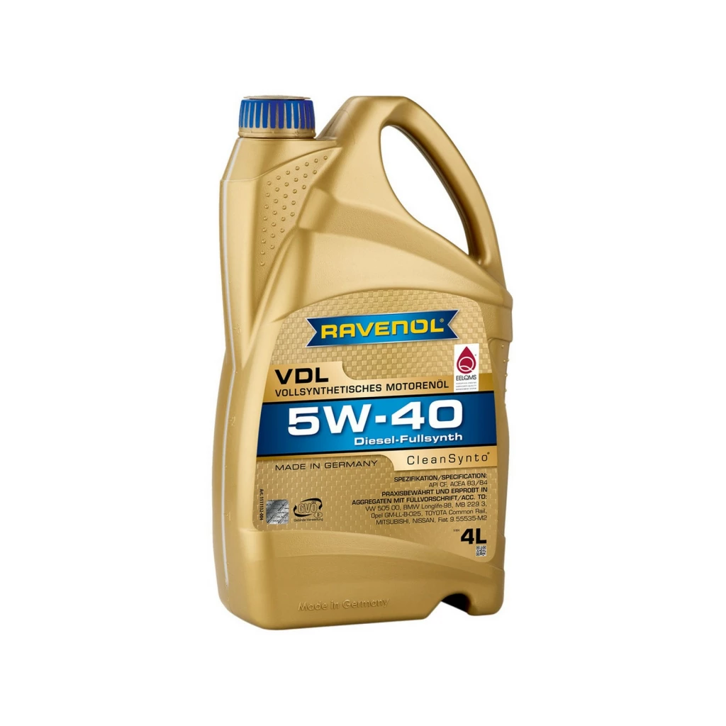 Моторное масло Ravenol VDL 5W-40 4 л