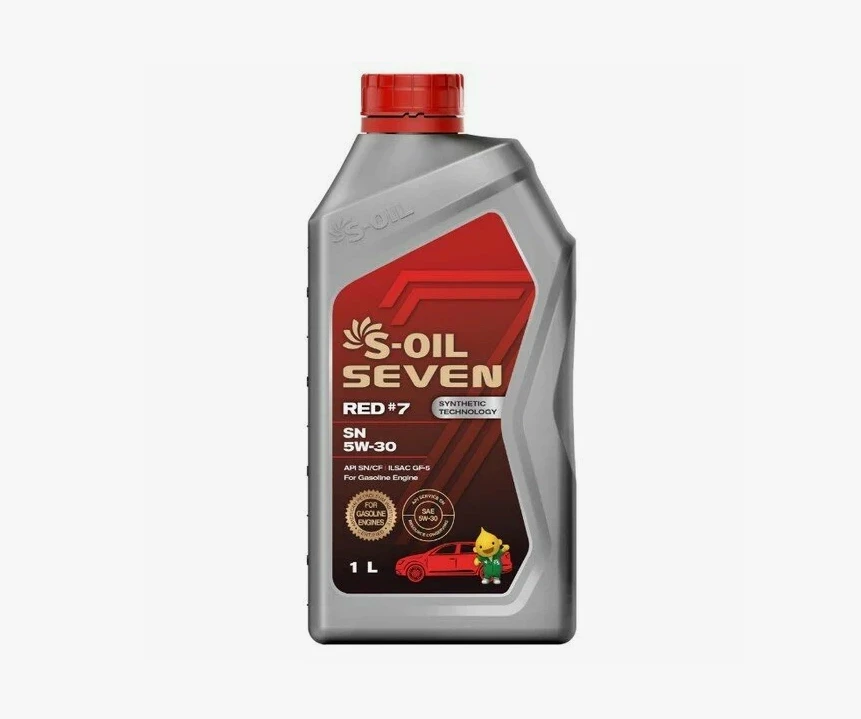 Моторное масло S-OIL Seven RED 7 5W-30 синтетическое 1 л