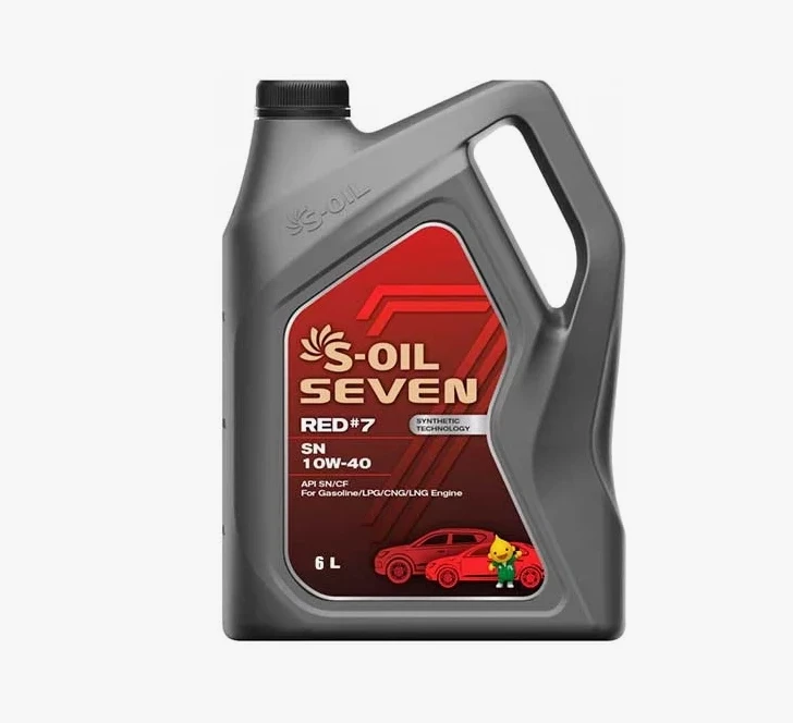 Моторное масло S-OIL Seven RED 7 10W-40 синтетическое 4 л