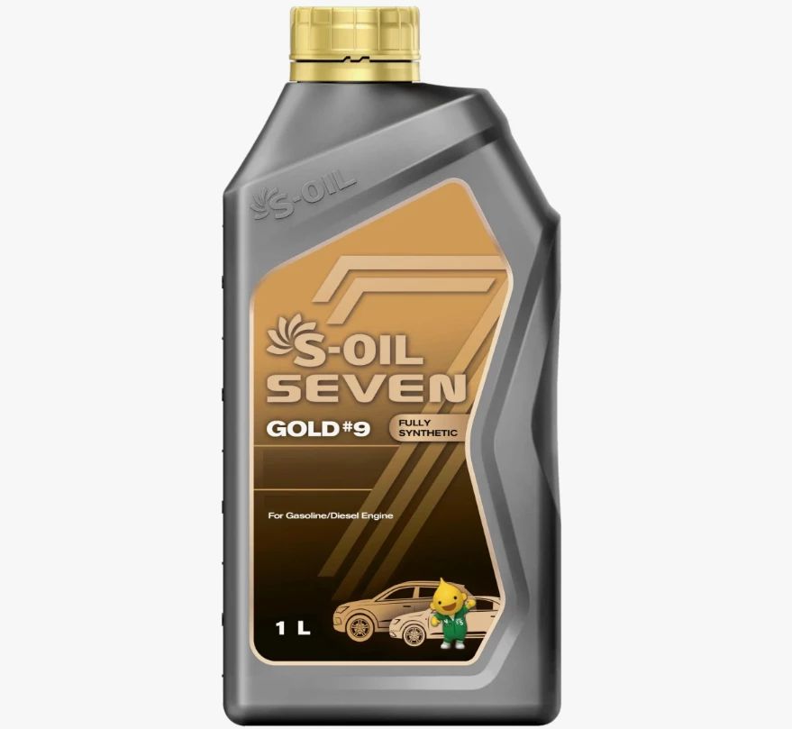 Моторное масло S-OIL Seven GOLD 9 5W-40 синтетическое 1 л