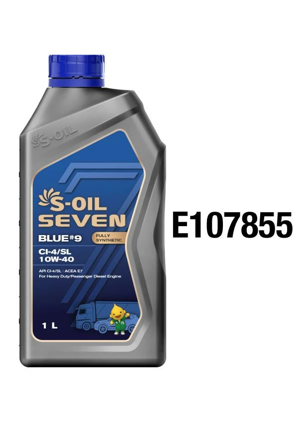 Моторное масло S-OIL Seven BLUE 9 10W-40 синтетическое 1 л