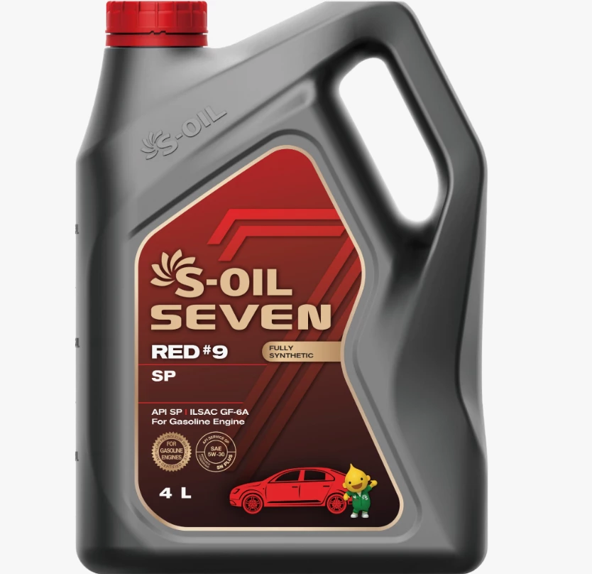Моторное масло S-OIL Seven RED 9 0W-30 синтетическое 4 л