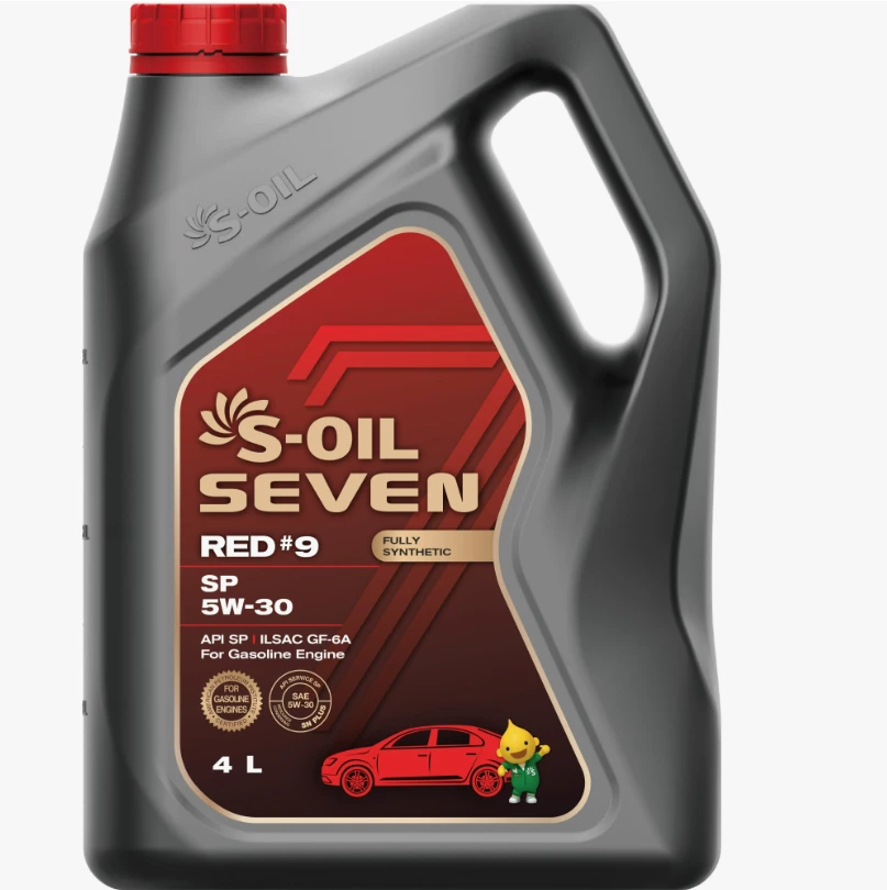 Моторное масло S-OIL Seven RED 9 SP 5W-30 синтетическое 4 л