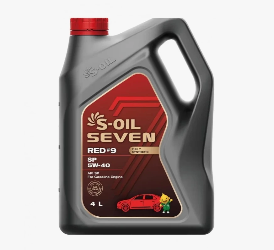 Моторное масло S-OIL Seven RED 9 SP 5W-40 синтетическое 4 л