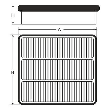 Фильтр воздушный Mannol SCT (SB-939) Mitsubishi LancerOutlander 03-