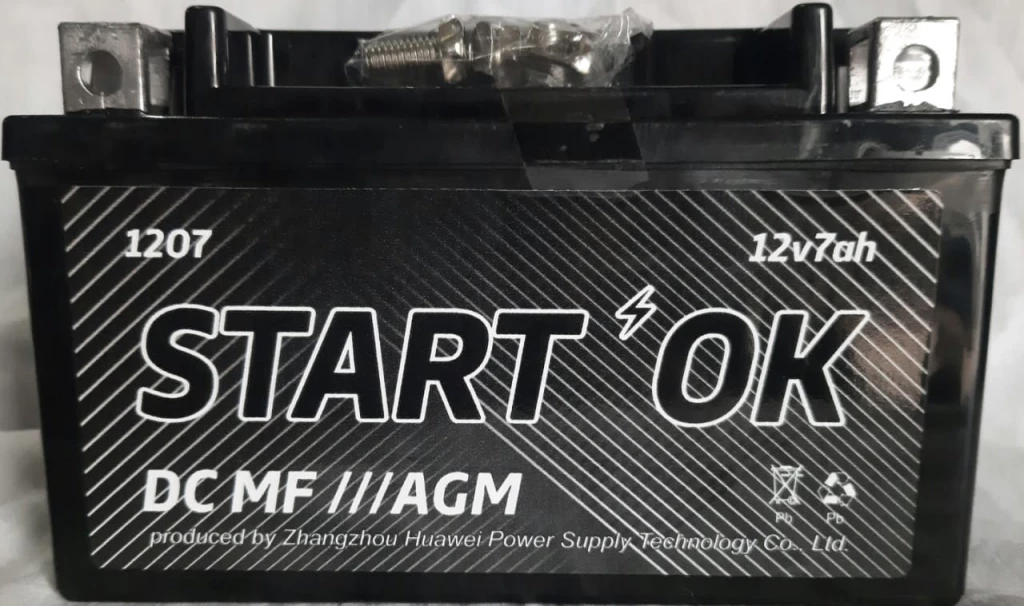 Аккумулятор мото STARTOK DC MF 7 ач Прямая полярность