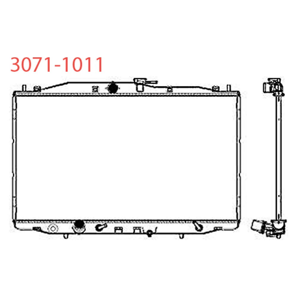 Радиатор ACURA TSX 03-04, HONDA ACCORD 03-08 Sakura 30711011