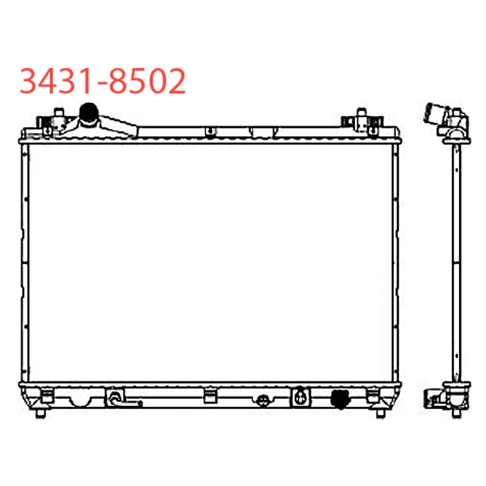 Радиатор охлаждения Sakura 34318502