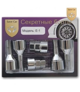 Болт колесный M12*28,5*1,25 CH17/19 (секрет., конус вращ. кольцо)