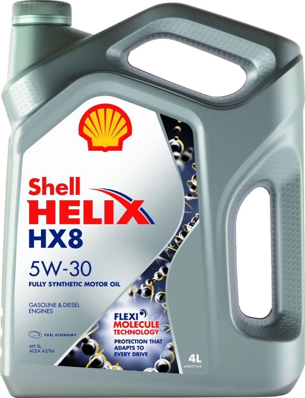 Моторное масло Shell Helix HX8 5W-30 синтетическое 4 л