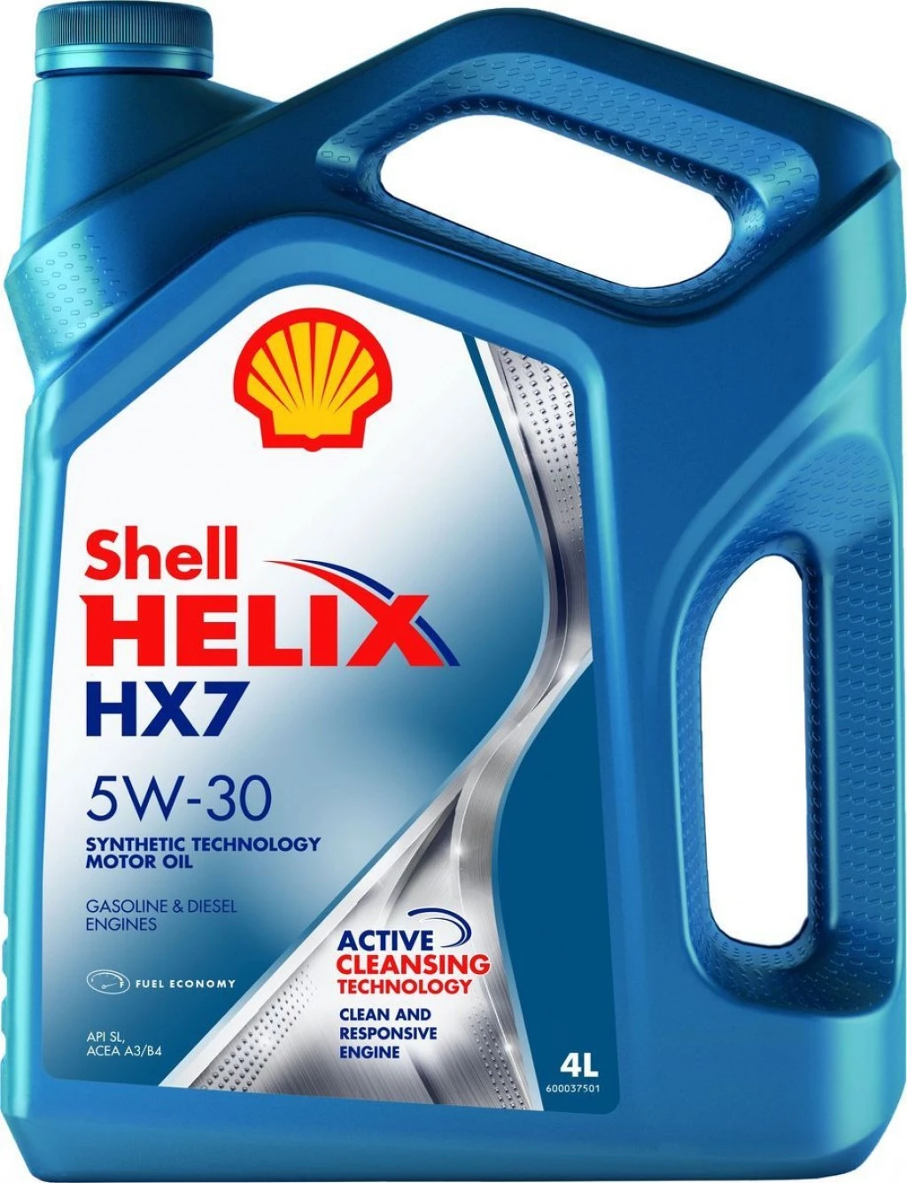 Моторное масло Shell Helix HX7 5W-30 полусинтетическое 4 л
