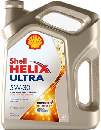 Моторное масло Shell Helix Ultra 5W-30 синтетическое 4 л