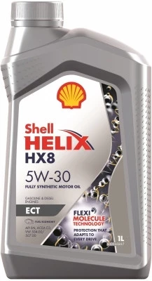 Моторное масло Shell Helix HX8 ECT 5W-30 синтетическое 1 л