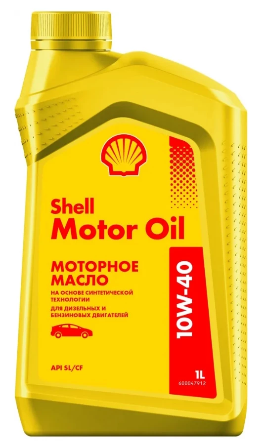 Моторное масло Shell Motor Oil 10W-40 полусинтетическое 1 л (арт. _550051069)