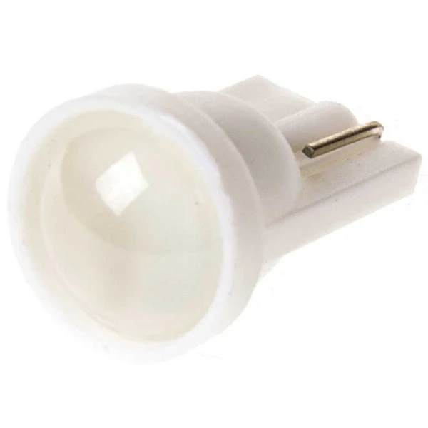 Лампа подсветки светодиодная T10 12V SKYWAY (0,3W, с линзой, Белая)