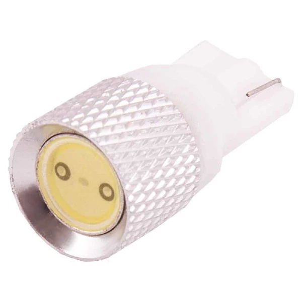 Лампа подсветки светодиодная T10 12V SKYWAY (1 SMD диод без цоколя радиатор 1-контактная Белая)