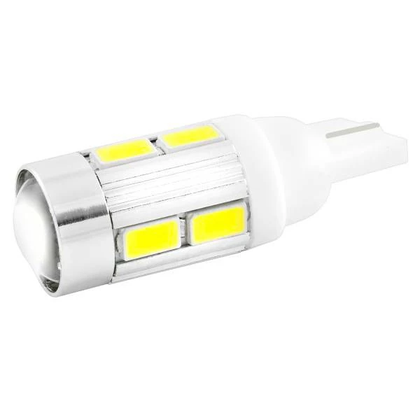 Лампа подсветки светодиодная T10 12V SKYWAY (10 SMD диод без цоколя 1-контактная Белая)