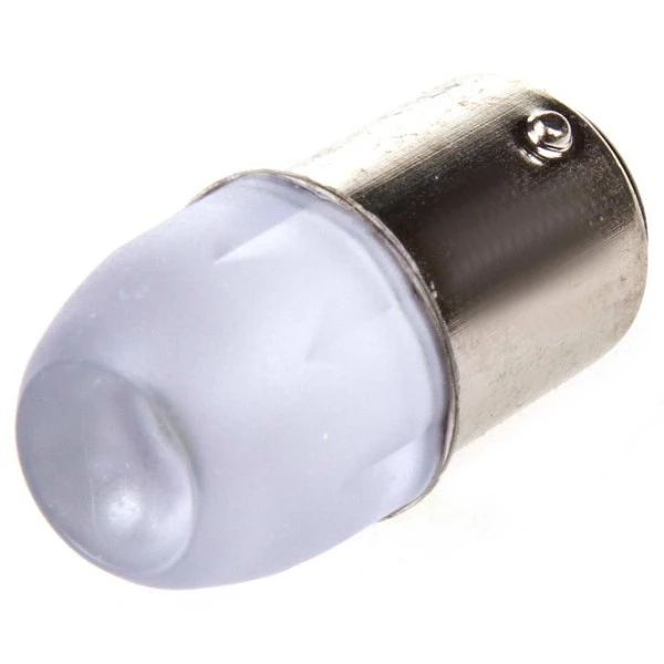 Лампа подсветки светодиодная S25 12V SKYWAY (3 SMD, 1-конт, белая)