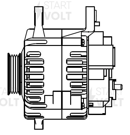 Генератор 110A STARTVOLT LG 0893